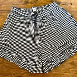 Gap girls gingham shorts